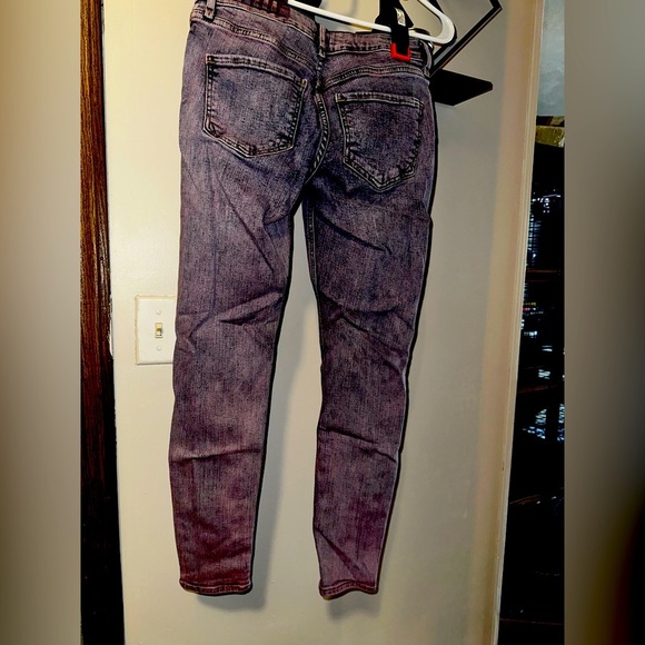 River Island Acid Wash Light Purple Skinny Jeans - Picture 3 of 5